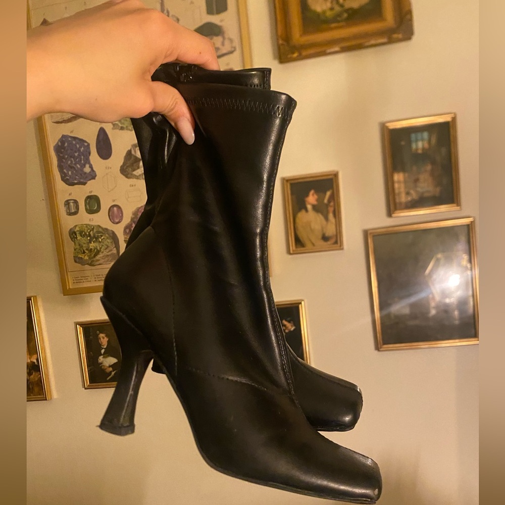Square toe bootie